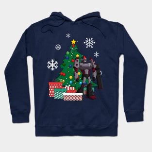 Megatron Around The Christmas Tree Transformers Hoodie